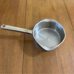 Wear Ever 1.5 qt. stainless steel pan with pour spouts on each side